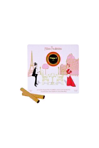 3 x 	16 flûtes feuilletées chocolat noisette - 90 g