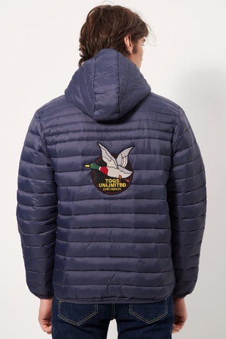 Gewatteerde Jas Marineblauw