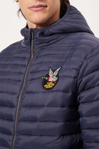 Gewatteerde Jas Marineblauw