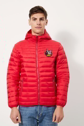 Gewatteerde Jas Rood