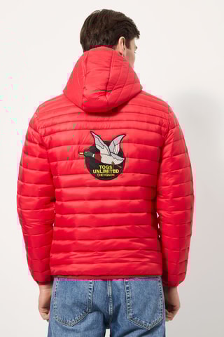 Gewatteerde Jas Rood