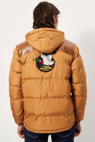 Gewatteerde Jas Camel