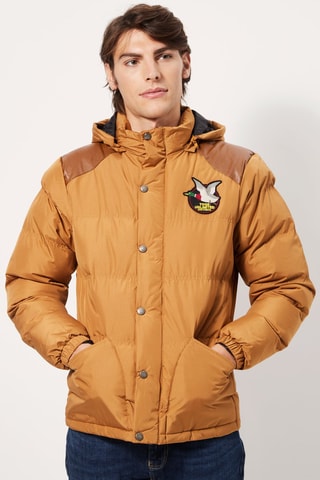 Gewatteerde Jas Camel