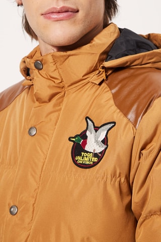 Gewatteerde Jas Camel