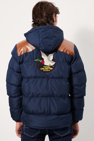 Gewatteerde Jas Marineblauw