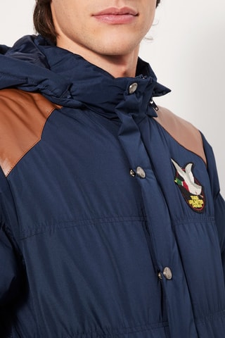 Gewatteerde Jas Marineblauw