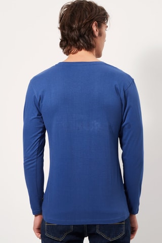T-shirt Marineblauw