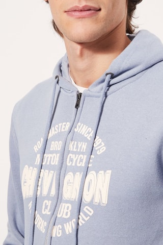 Sweater met Capuchon - Blauw