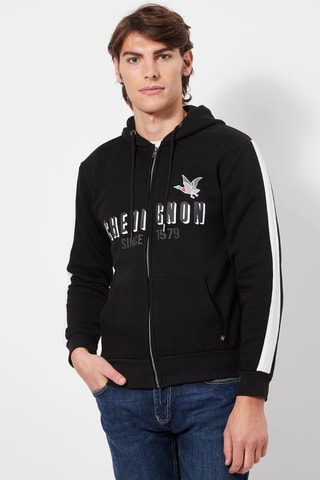 Sweater met Capuchon Zwart