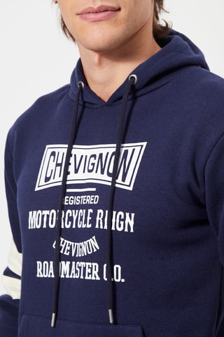 Sweater met Capuchon Marineblauw