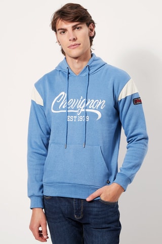 Sweater met Capuchon Lichtblauw