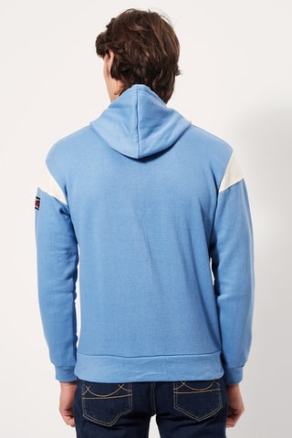 Sweater met Capuchon Lichtblauw