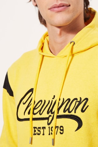 Sweater met Capuchon Geel