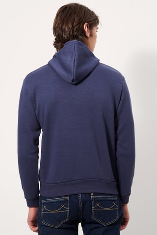 Sweater met Capuchon Marineblauw