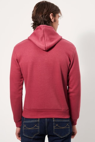 Sweater met Capuchon Oudroze