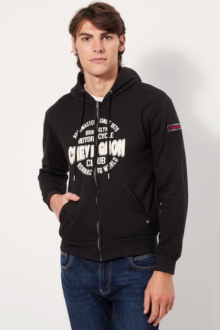 Sweater met Capuchon Zwart