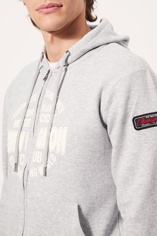 Sweater met Capuchon Grijs