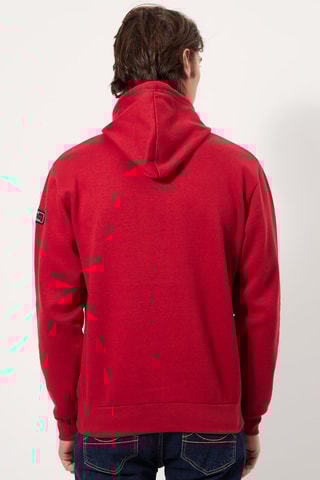 Sweater met Capuchon Bordeauxrood