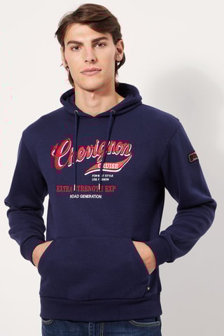 Sweater met Capuchon Marineblauw