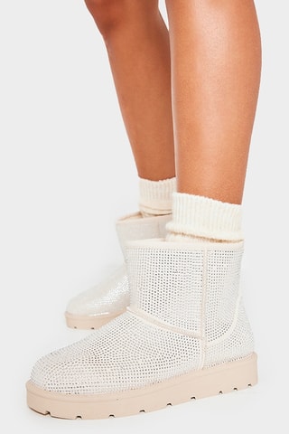 Botins forrados - Branco