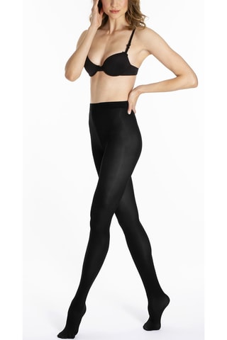 3 Ondoorschijnende Panty’s - 50 Denier - Zwart