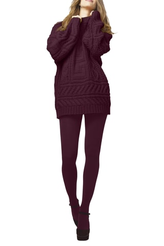 Ondoorschijnende Panty - 50 Denier - Paars