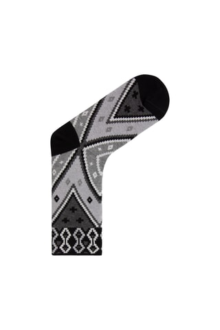 Sokken van Wolmix - Grijs en Zwart