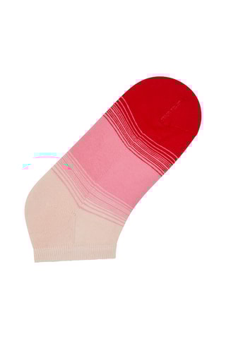 2 Paar Enkelsokken - Roze en Rood