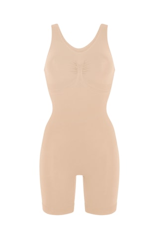 Vormende Playsuit - Nude