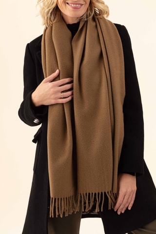 Écharpe en laine Sandra - Camel