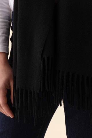 Écharpe en laine Sandra - Noir