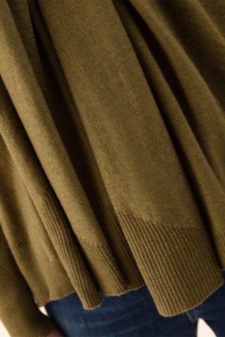 Écharpe en laine Maya - Vert olive