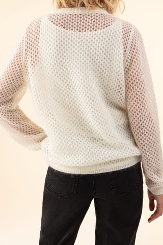 Pull en laine  et mohair Meryl - Ecru