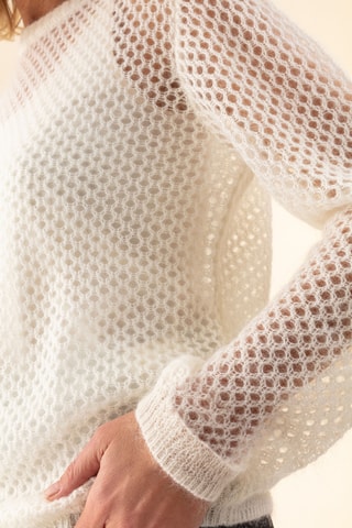 Pull en laine  et mohair Meryl - Ecru