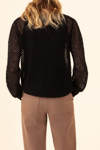Pull en laine et mohair Meryl - Noir