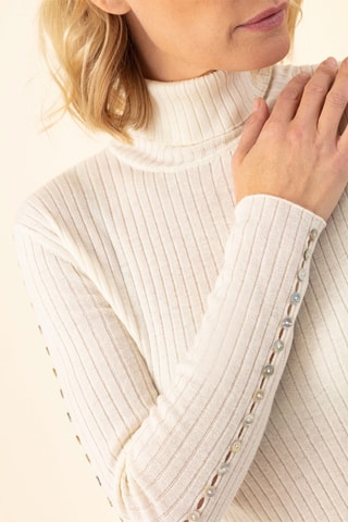 Pull en laine Kris - Ecru