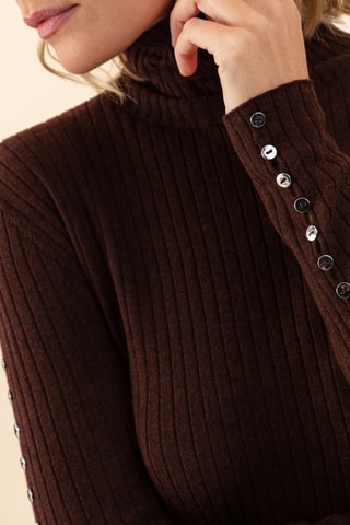 Pull en laine Kris - Marron