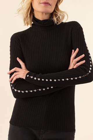 Pull en laine Kris - Noir