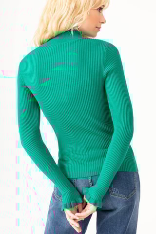 Pull côtelé Joseph - Vert