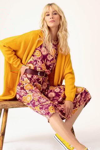 Gilet en laine Amira - Mangue