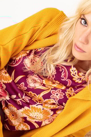 Gilet en laine Amira - Mangue