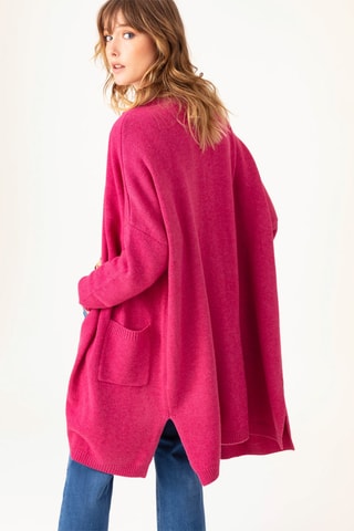 Gilet en laine Amira - Pivoine
