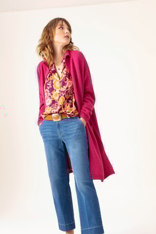 Gilet en laine Amira - Pivoine