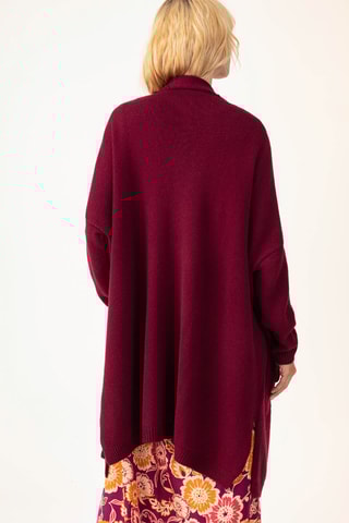 Gilet en laine Amira - Prune