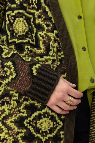 Gilet en laine Martin - Vert et kaki