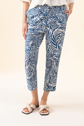 Pantalon Spezia - Bleu et blanc