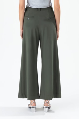 Pantalon palazzo - Kaki