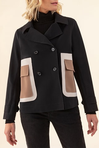 Veste - Noir et beige