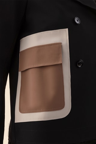 Veste - Noir et beige