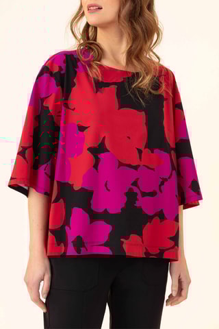 Top Harper - Noir et rouge